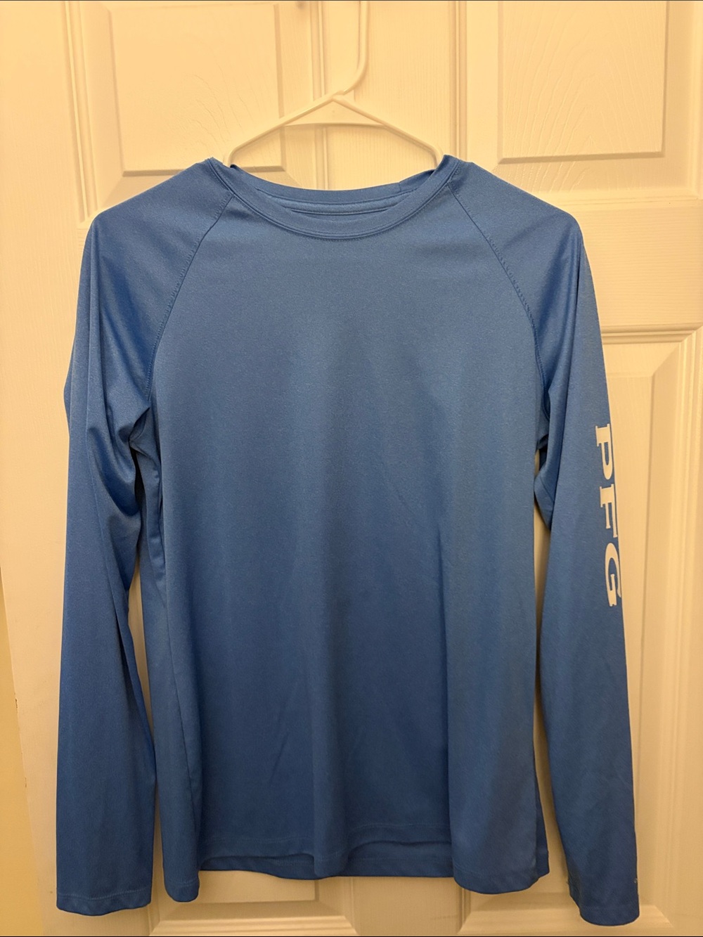 Colombia PFG Long Sleeve Performance Shirt - Blue